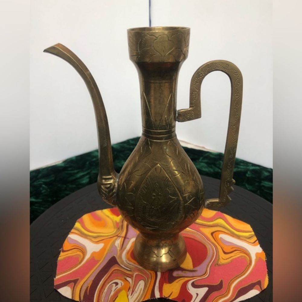 Vintage Brass Pitcher